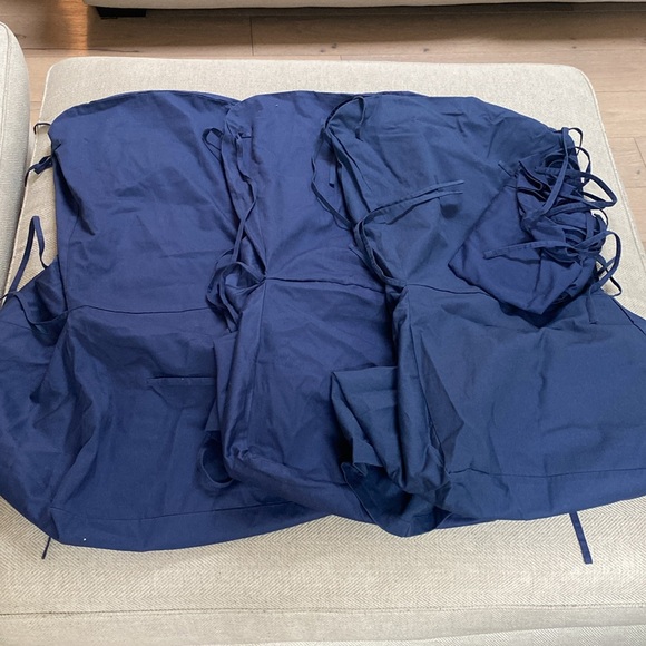 Potterybarn Navy Slip Covers